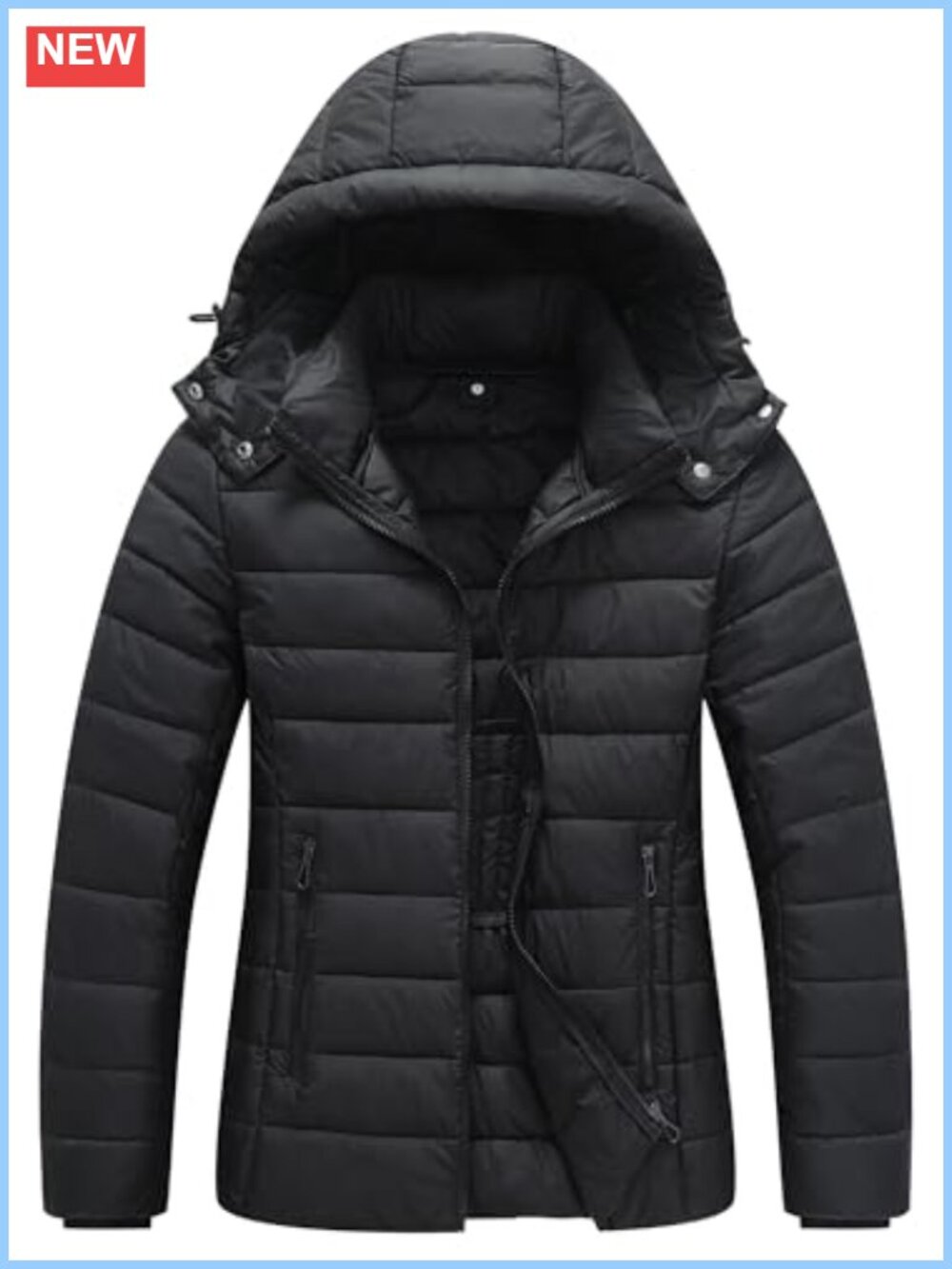 Women's Lightweight Waterproof Puffer Jacket Warm Winter Coat